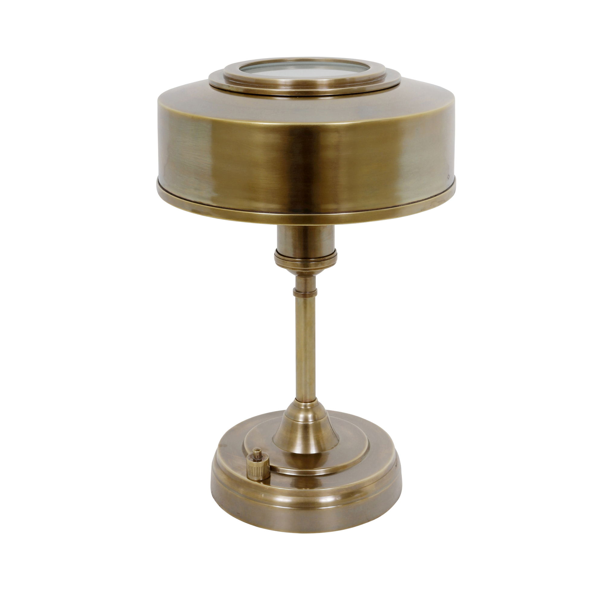 Auxerre tafellamp antique brass